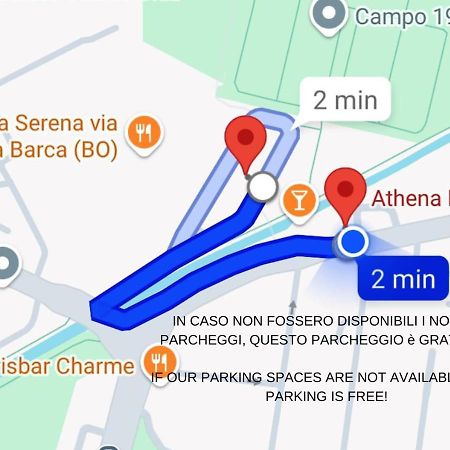 Athena Rooms - Parcheggio Privato Μπολόνια Εξωτερικό φωτογραφία